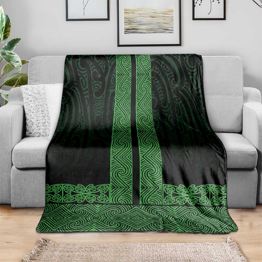 New Zealand Maori Kowhaiwhai Blanket Kakariki Maui and Mangopare LT9 - Polynesian Pride