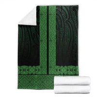 New Zealand Maori Kowhaiwhai Blanket Kakariki Maui and Mangopare LT9 - Polynesian Pride