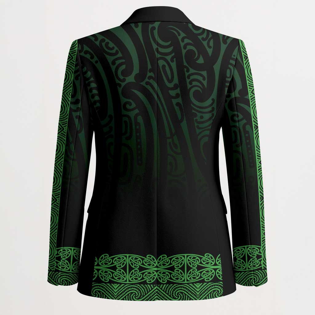 New Zealand Maori Kowhaiwhai Blazer Kakariki Maui and Mangopare LT9 - Polynesian Pride