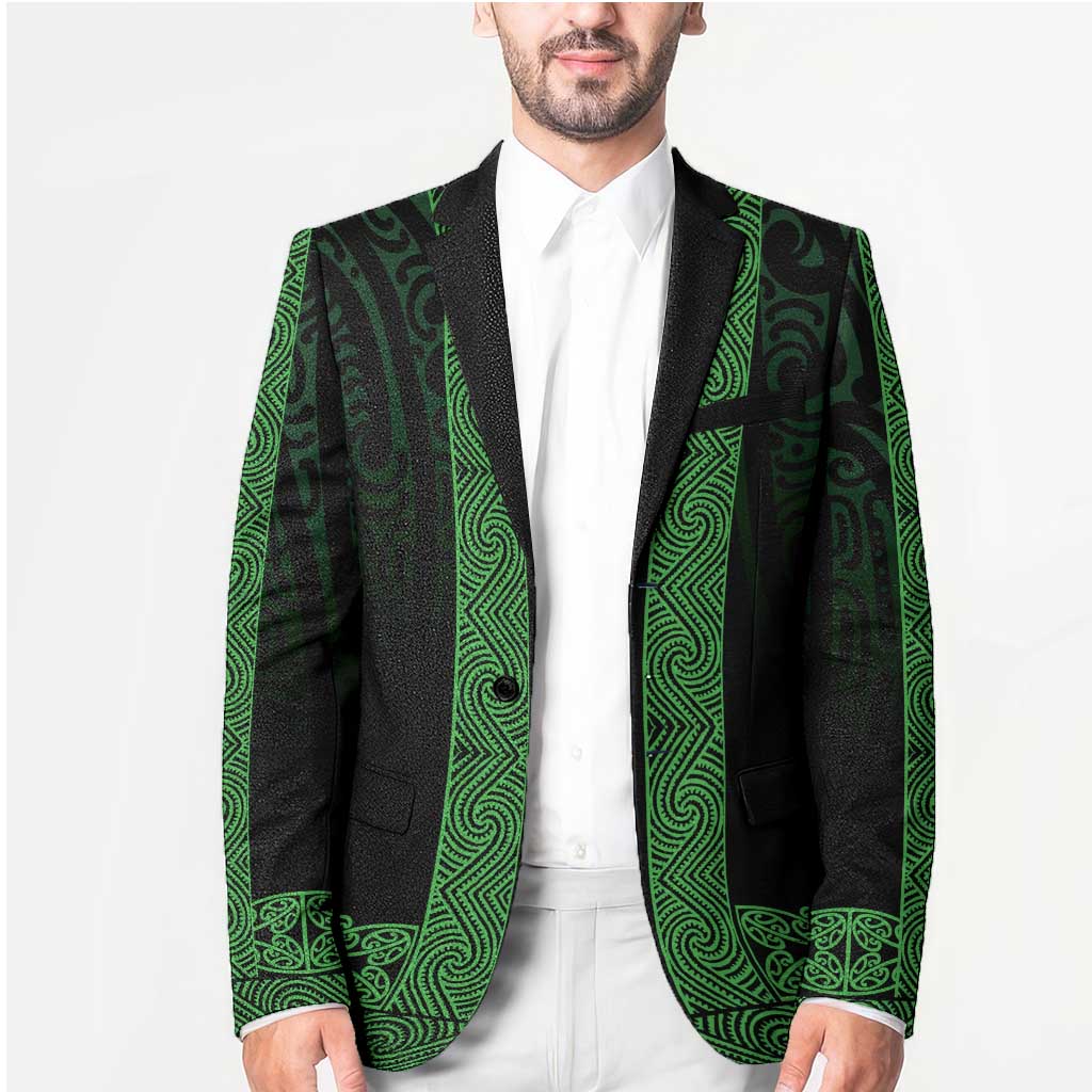 New Zealand Maori Kowhaiwhai Blazer Kakariki Maui and Mangopare LT9 - Polynesian Pride