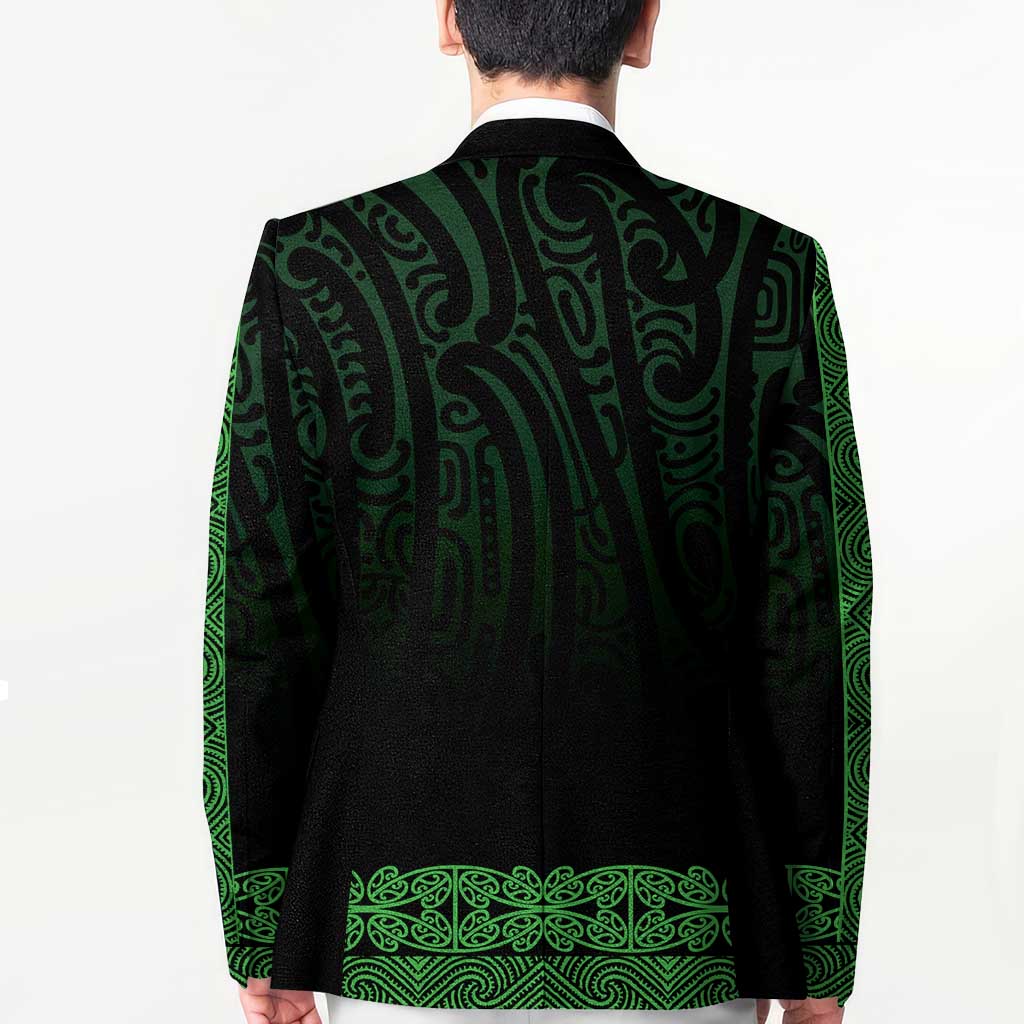 New Zealand Maori Kowhaiwhai Blazer Kakariki Maui and Mangopare LT9 - Polynesian Pride
