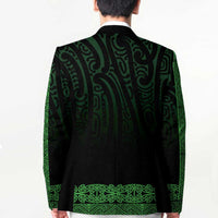 New Zealand Maori Kowhaiwhai Blazer Kakariki Maui and Mangopare LT9 - Polynesian Pride