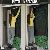 New Zealand Maori Kowhaiwhai Door Cover Kakariki Maui and Mangopare LT9 - Polynesian Pride