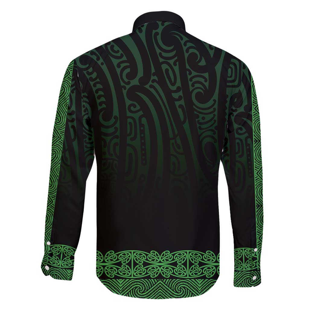 New Zealand Maori Kowhaiwhai Family Matching Puletasi and Hawaiian Shirt Kakariki Maui and Mangopare LT9 - Polynesian Pride