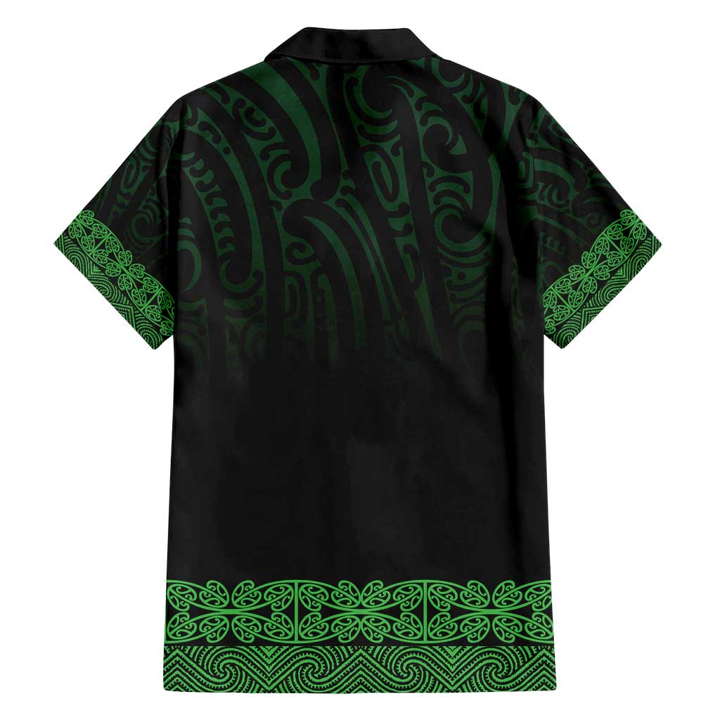 New Zealand Maori Kowhaiwhai Family Matching Tank Maxi Dress and Hawaiian Shirt Kakariki Maui and Mangopare LT9 - Polynesian Pride