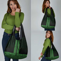 New Zealand Maori Kowhaiwhai Grocery Bag Kakariki Maui and Mangopare LT9 - Polynesian Pride