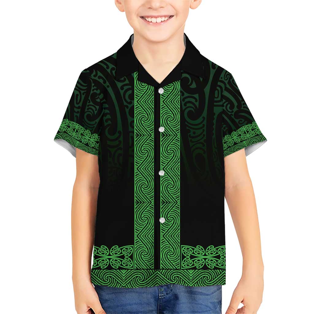 New Zealand Maori Kowhaiwhai Hawaiian Shirt Kakariki Maui and Mangopare LT9 - Polynesian Pride