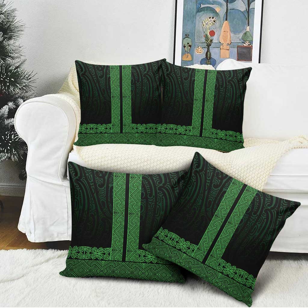 New Zealand Maori Kowhaiwhai Pillow Cover Kakariki Maui and Mangopare LT9 - Polynesian Pride