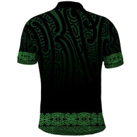 New Zealand Maori Kowhaiwhai Polo Shirt Kakariki Maui and Mangopare LT9 - Polynesian Pride