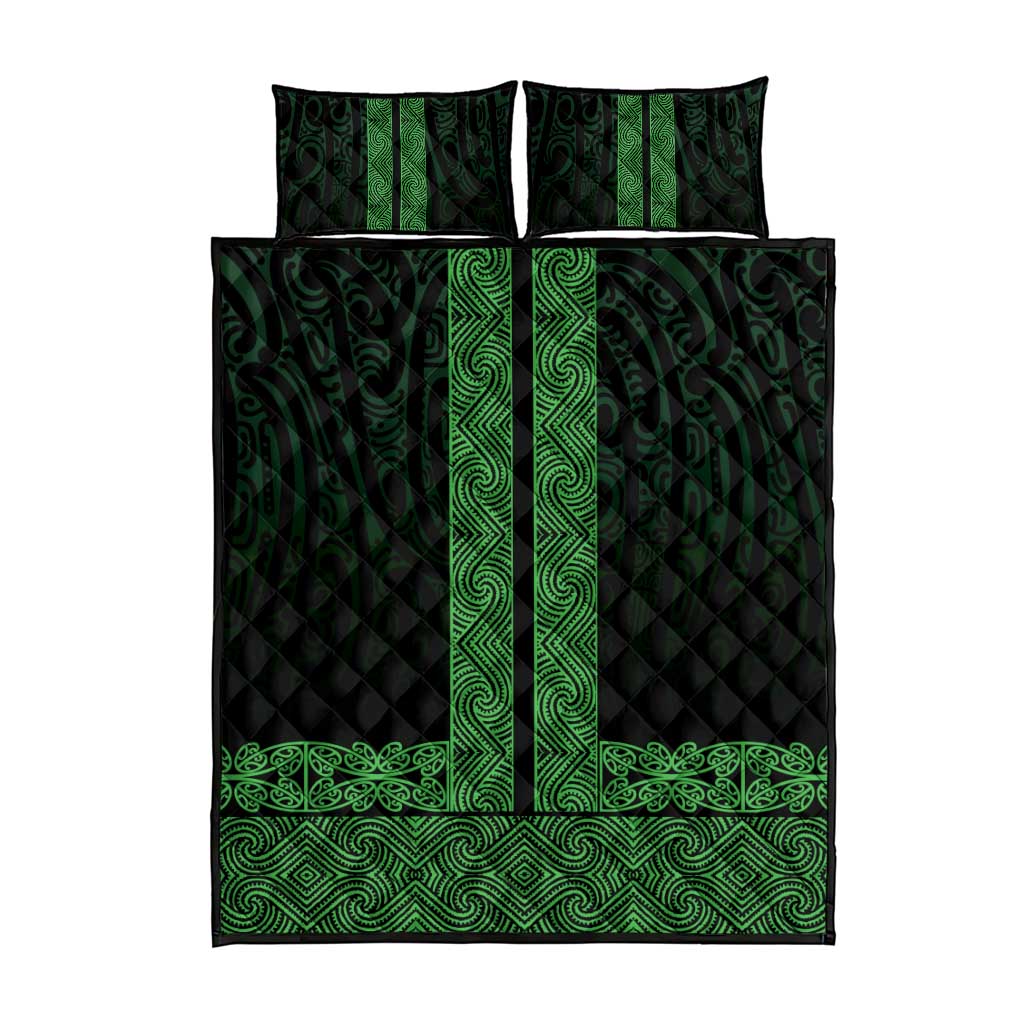 New Zealand Maori Kowhaiwhai Quilt Bed Set Kakariki Maui and Mangopare LT9 - Polynesian Pride