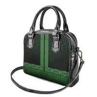 New Zealand Maori Kowhaiwhai Shoulder Handbag Kakariki Maui and Mangopare LT9 - Polynesian Pride