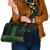 New Zealand Maori Kowhaiwhai Shoulder Handbag Kakariki Maui and Mangopare LT9 - Polynesian Pride