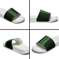 New Zealand Maori Kowhaiwhai Slide Sandals Kakariki Maui and Mangopare LT9 - Polynesian Pride