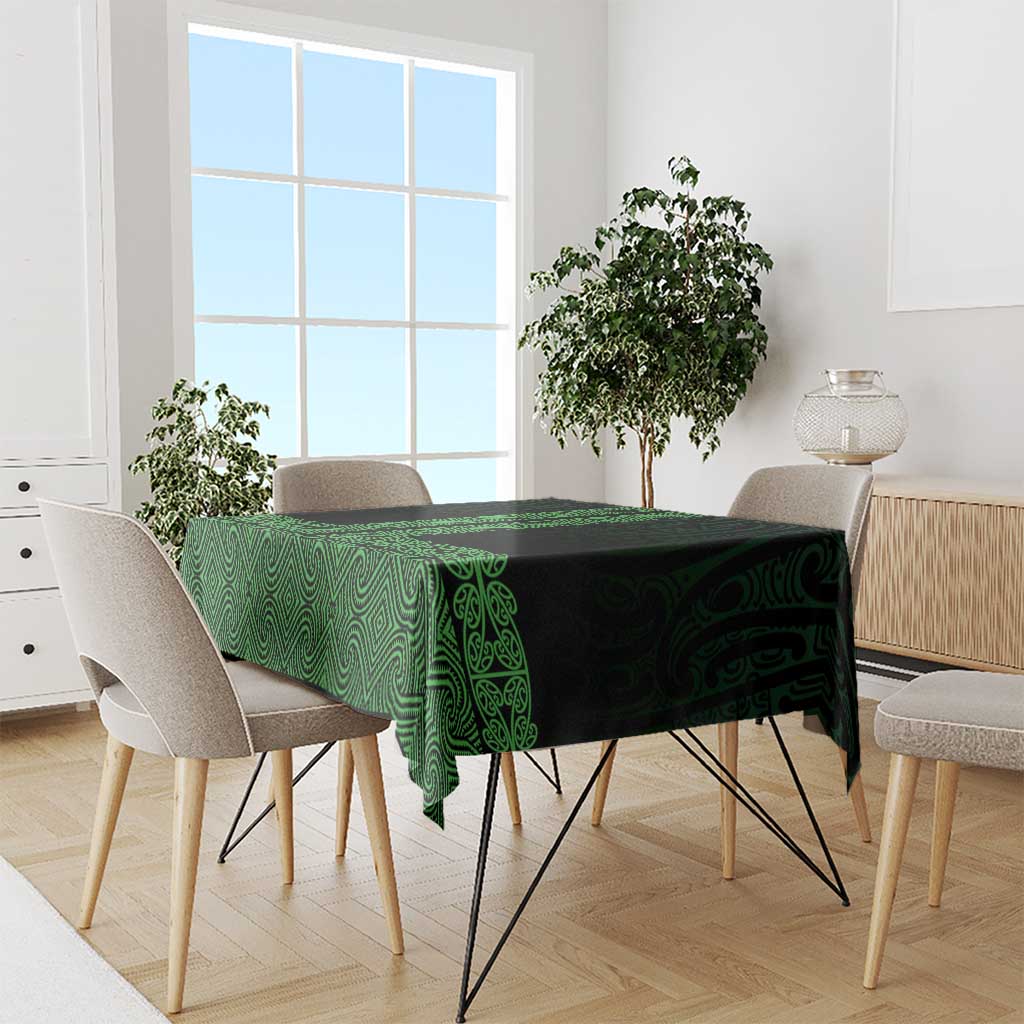 New Zealand Maori Kowhaiwhai Tablecloth Kakariki Maui and Mangopare LT9 - Polynesian Pride