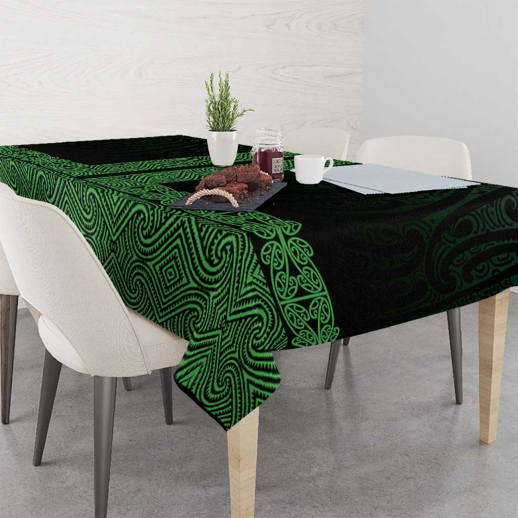 New Zealand Maori Kowhaiwhai Tablecloth Kakariki Maui and Mangopare LT9 - Polynesian Pride