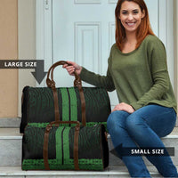 New Zealand Maori Kowhaiwhai Travel Bag Kakariki Maui and Mangopare LT9 - Polynesian Pride