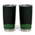 New Zealand Maori Kowhaiwhai Tumbler Cup Kakariki Maui and Mangopare
