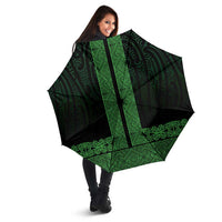New Zealand Maori Kowhaiwhai Umbrella Kakariki Maui and Mangopare LT9 - Polynesian Pride