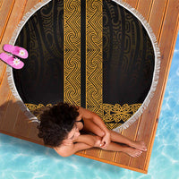 New Zealand Maori Kowhaiwhai Beach Blanket Karaka Maui and Mangopare LT9 - Polynesian Pride