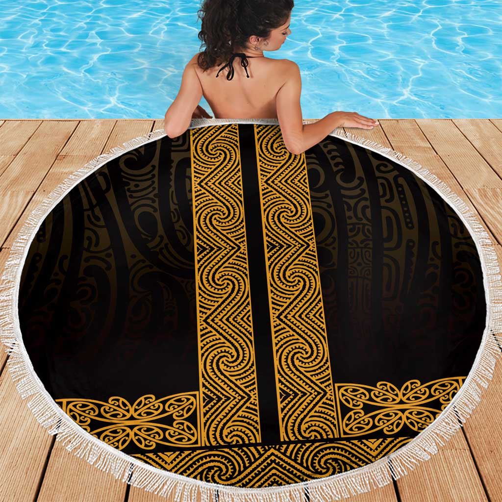 New Zealand Maori Kowhaiwhai Beach Blanket Karaka Maui and Mangopare LT9 - Polynesian Pride