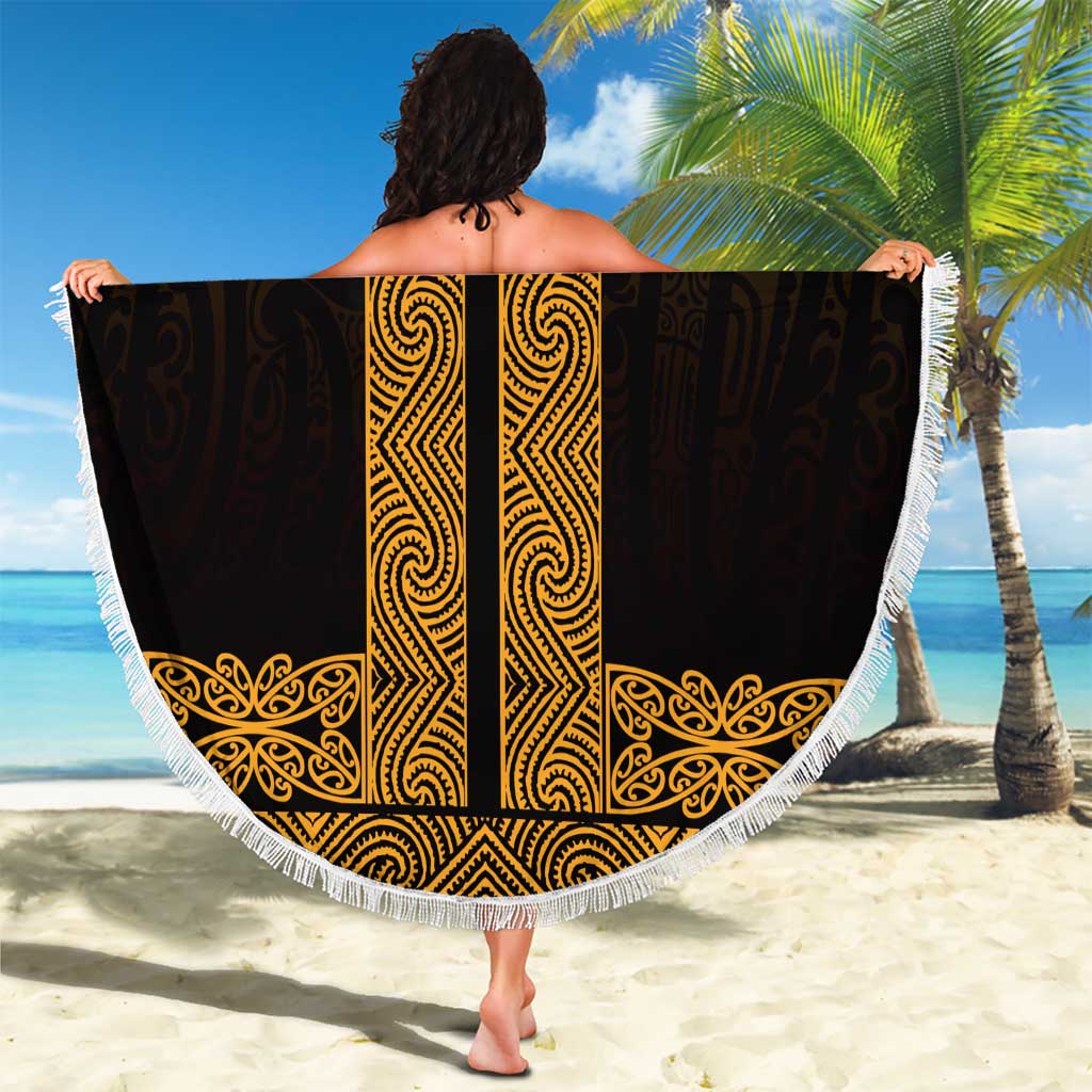 New Zealand Maori Kowhaiwhai Beach Blanket Karaka Maui and Mangopare LT9 - Polynesian Pride