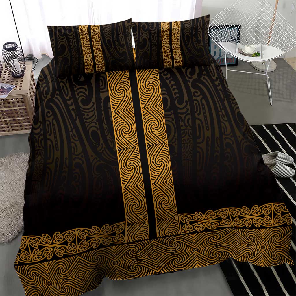 New Zealand Maori Kowhaiwhai Bedding Set Karaka Maui and Mangopare LT9 - Polynesian Pride