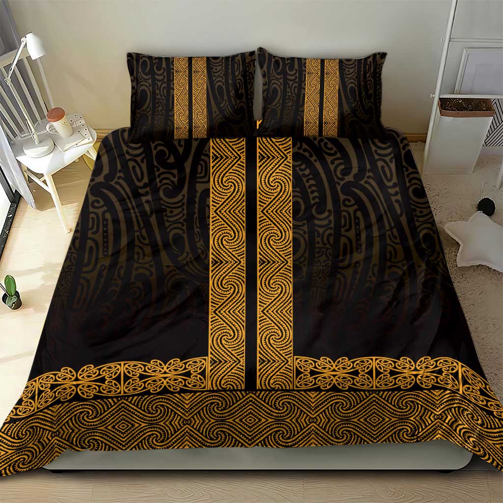 New Zealand Maori Kowhaiwhai Bedding Set Karaka Maui and Mangopare LT9 - Polynesian Pride