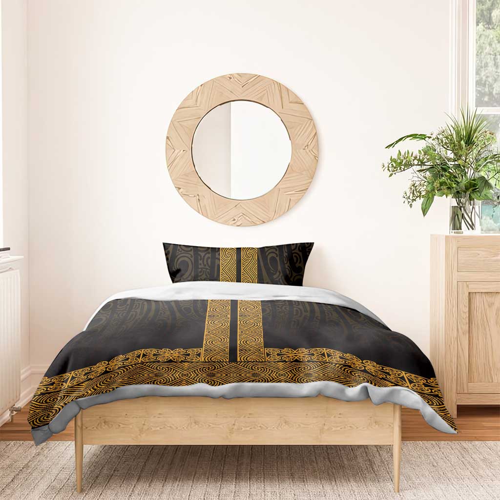 New Zealand Maori Kowhaiwhai Bedding Set Karaka Maui and Mangopare LT9 - Polynesian Pride
