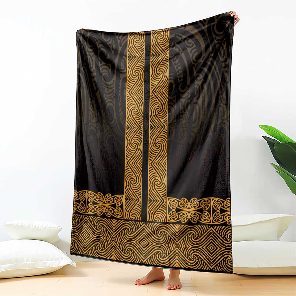 New Zealand Maori Kowhaiwhai Blanket Karaka Maui and Mangopare LT9 - Polynesian Pride