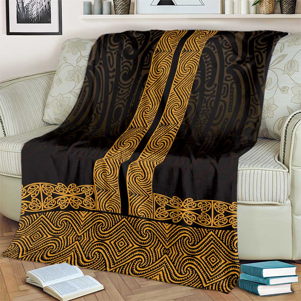 New Zealand Maori Kowhaiwhai Blanket Karaka Maui and Mangopare LT9 - Polynesian Pride