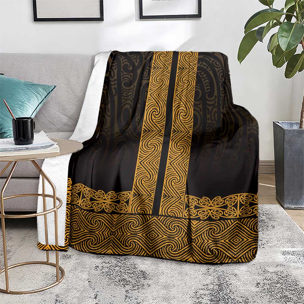 New Zealand Maori Kowhaiwhai Blanket Karaka Maui and Mangopare LT9 - Polynesian Pride