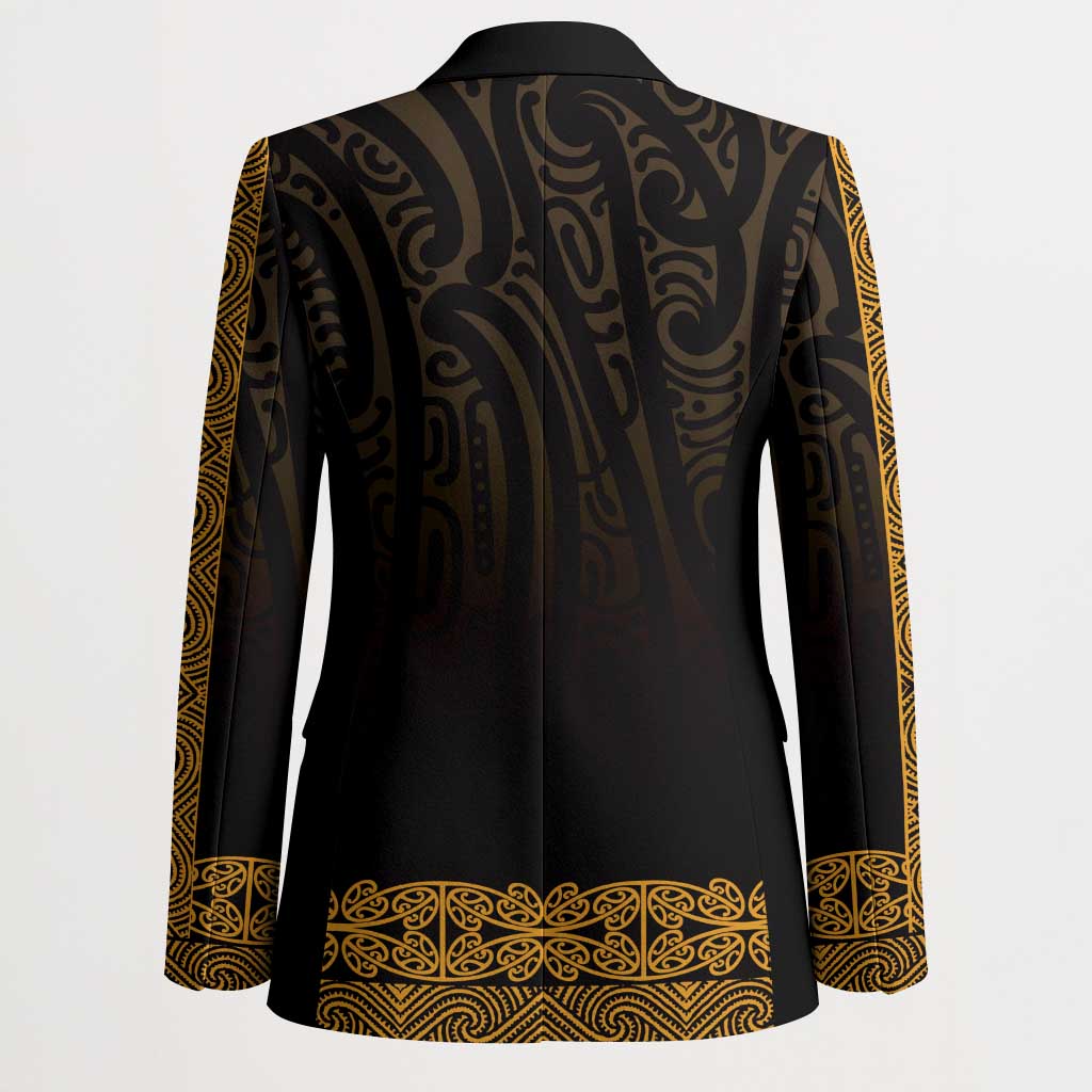 New Zealand Maori Kowhaiwhai Blazer Karaka Maui and Mangopare LT9 - Polynesian Pride