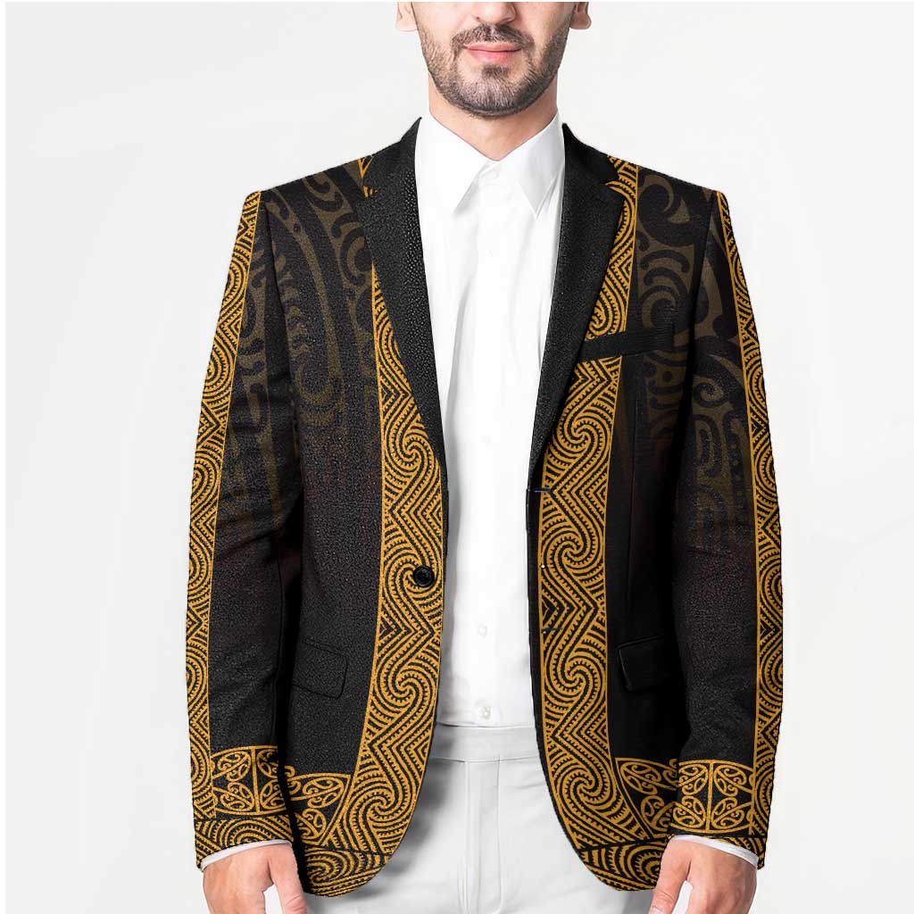 New Zealand Maori Kowhaiwhai Blazer Karaka Maui and Mangopare LT9 - Polynesian Pride