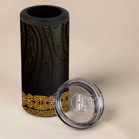 New Zealand Maori Kowhaiwhai 4 in 1 Can Cooler Tumbler Karaka Maui and Mangopare LT9 - Polynesian Pride