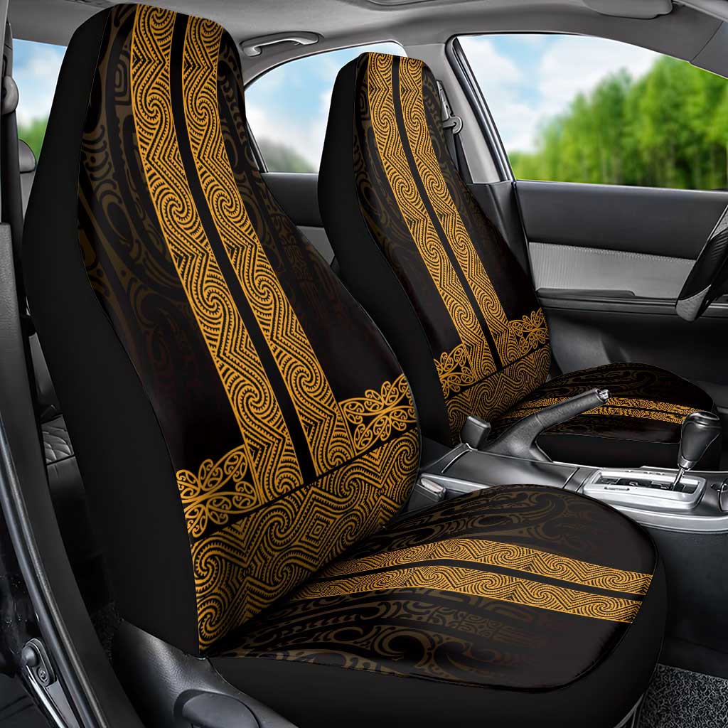 New Zealand Maori Kowhaiwhai Car Seat Cover Karaka Maui and Mangopare LT9 - Polynesian Pride