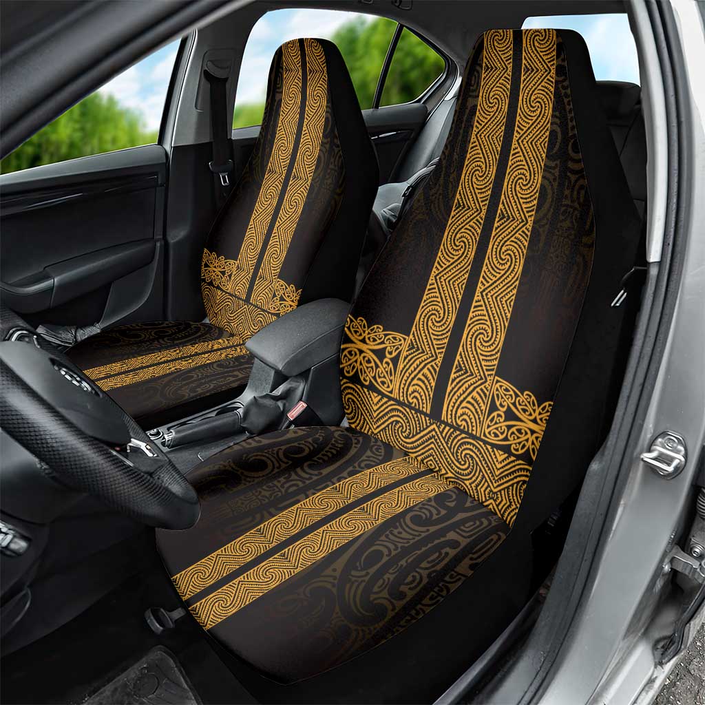 New Zealand Maori Kowhaiwhai Car Seat Cover Karaka Maui and Mangopare LT9 - Polynesian Pride