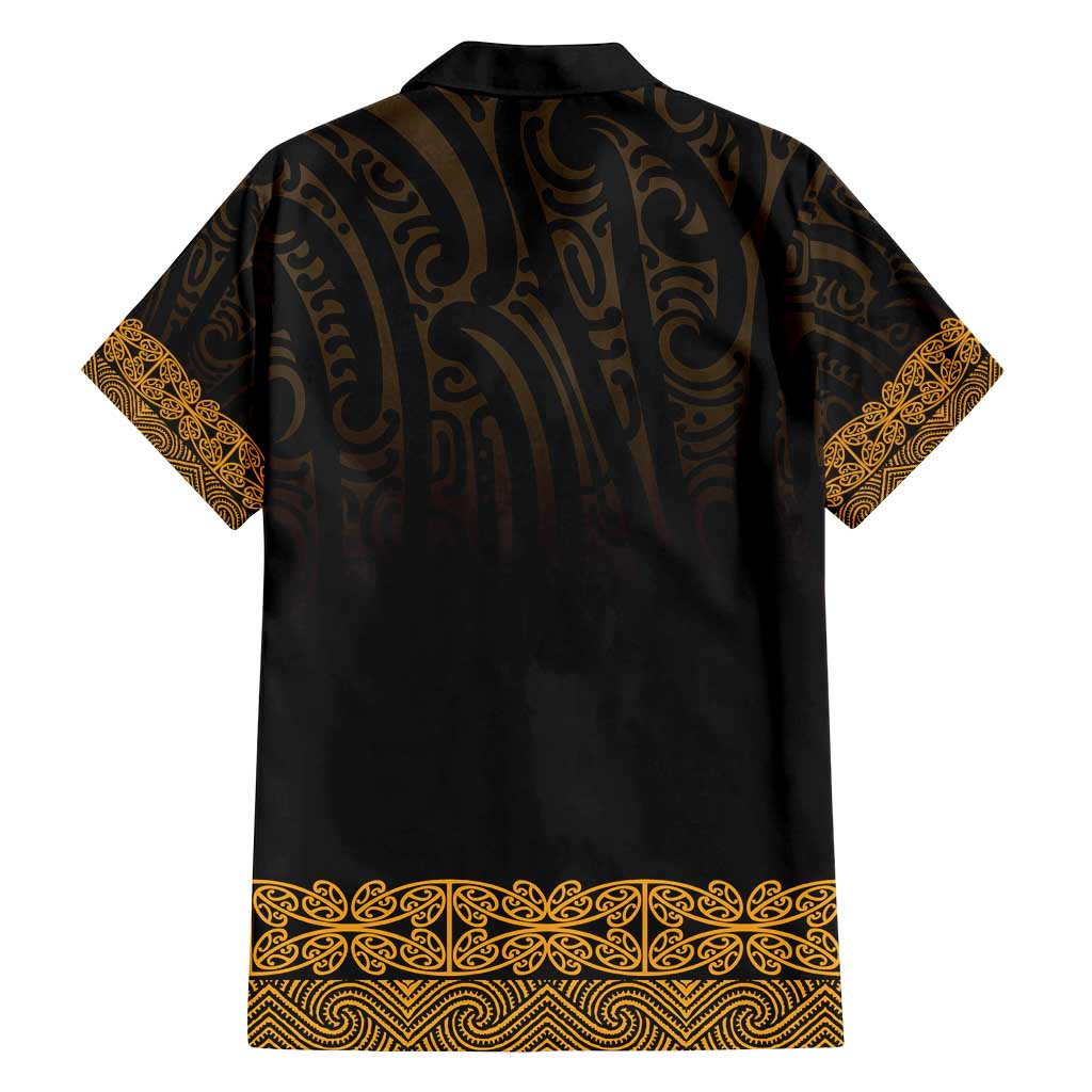 New Zealand Maori Kowhaiwhai Family Matching Summer Maxi Dress and Hawaiian Shirt Karaka Maui and Mangopare LT9 - Polynesian Pride