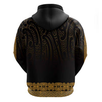 New Zealand Maori Kowhaiwhai Hoodie Karaka Maui and Mangopare LT9 - Polynesian Pride