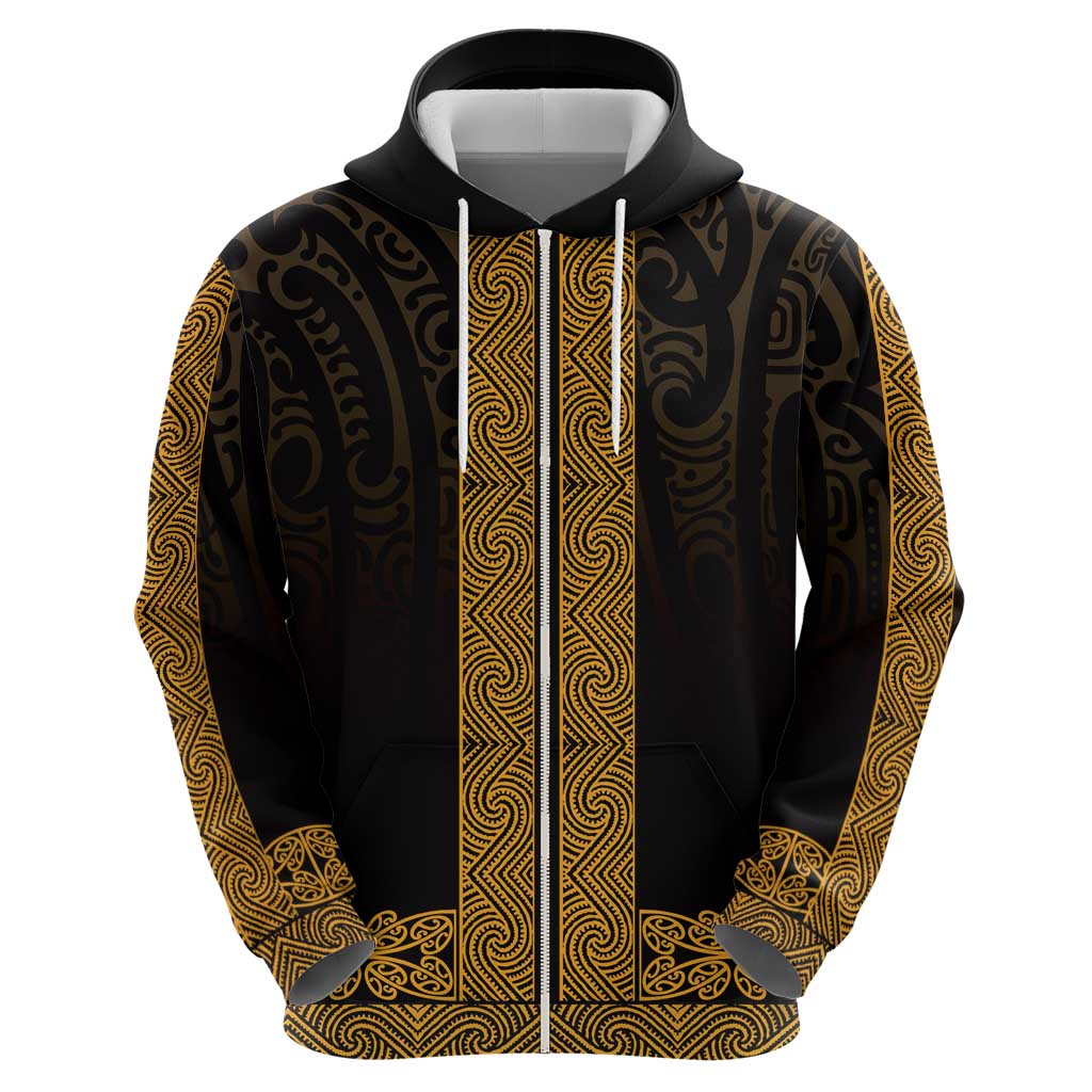 New Zealand Maori Kowhaiwhai Hoodie Karaka Maui and Mangopare LT9 - Polynesian Pride