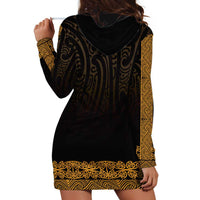 New Zealand Maori Kowhaiwhai Hoodie Dress Karaka Maui and Mangopare LT9 - Polynesian Pride