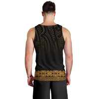 New Zealand Maori Kowhaiwhai Men Tank Top Karaka Maui and Mangopare LT9 - Polynesian Pride