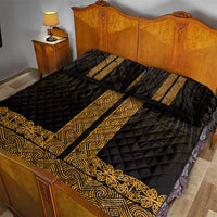 New Zealand Maori Kowhaiwhai Quilt Bed Set Karaka Maui and Mangopare LT9 - Polynesian Pride