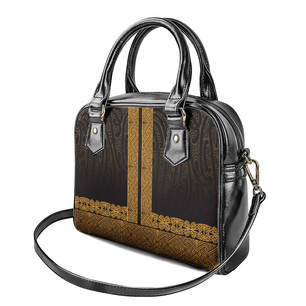 New Zealand Maori Kowhaiwhai Shoulder Handbag Karaka Maui and Mangopare LT9 - Polynesian Pride