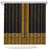New Zealand Maori Kowhaiwhai Shower Curtain Karaka Maui and Mangopare