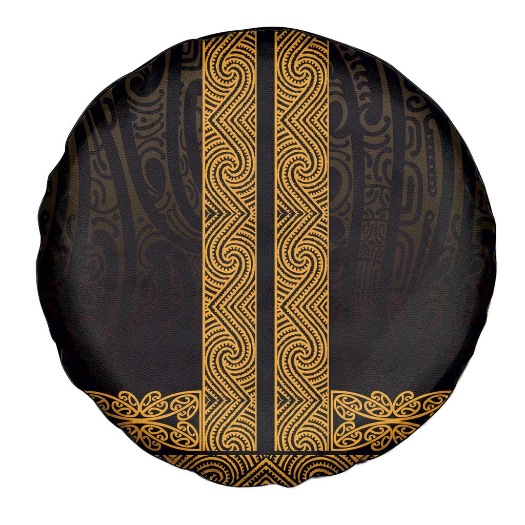 New Zealand Maori Kowhaiwhai Spare Tire Cover Karaka Maui and Mangopare LT9 - Polynesian Pride