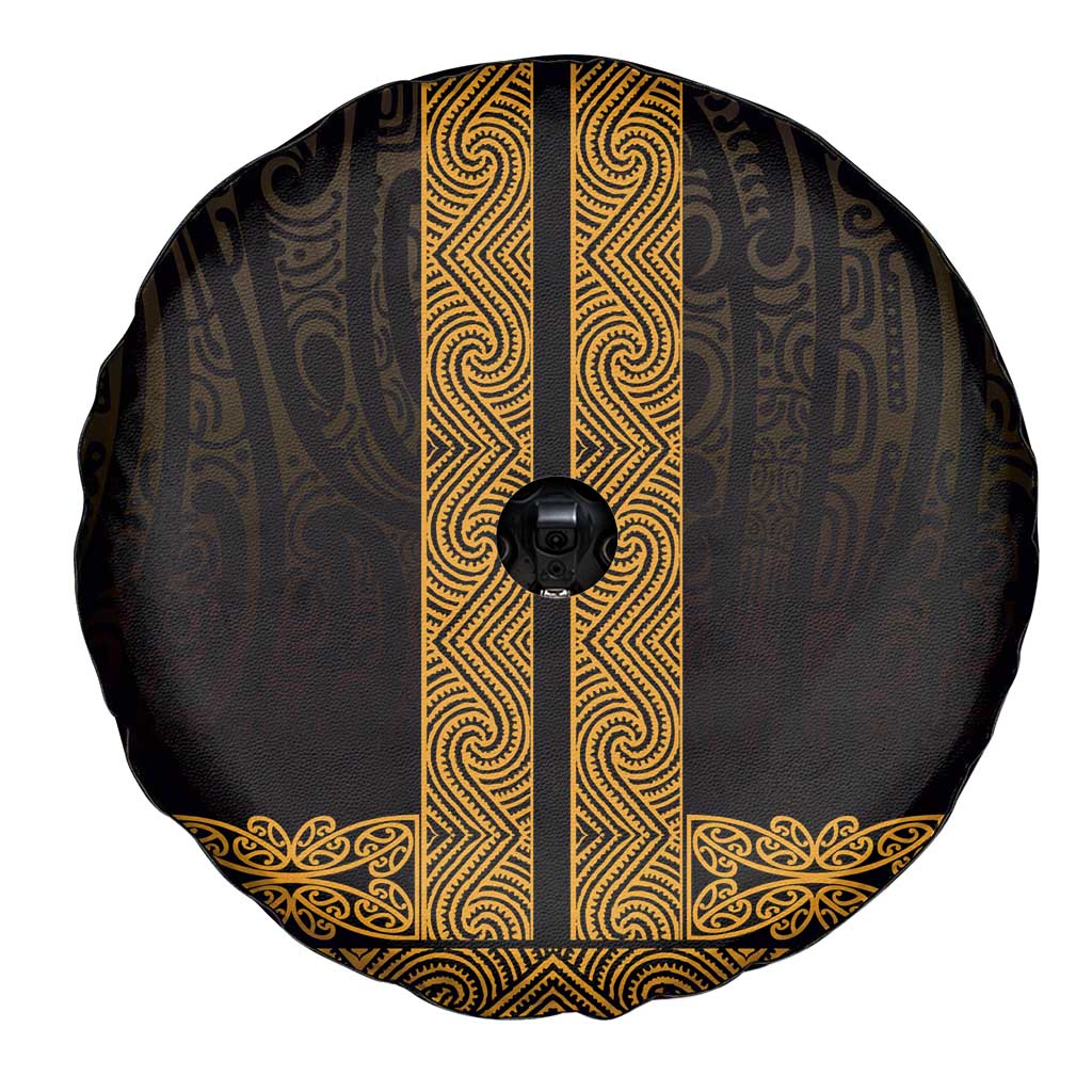 New Zealand Maori Kowhaiwhai Spare Tire Cover Karaka Maui and Mangopare LT9 - Polynesian Pride