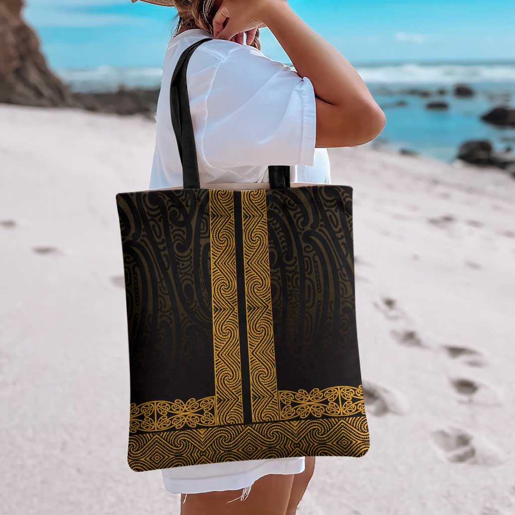 New Zealand Maori Kowhaiwhai Tote Bag Karaka Maui and Mangopare LT9 - Polynesian Pride