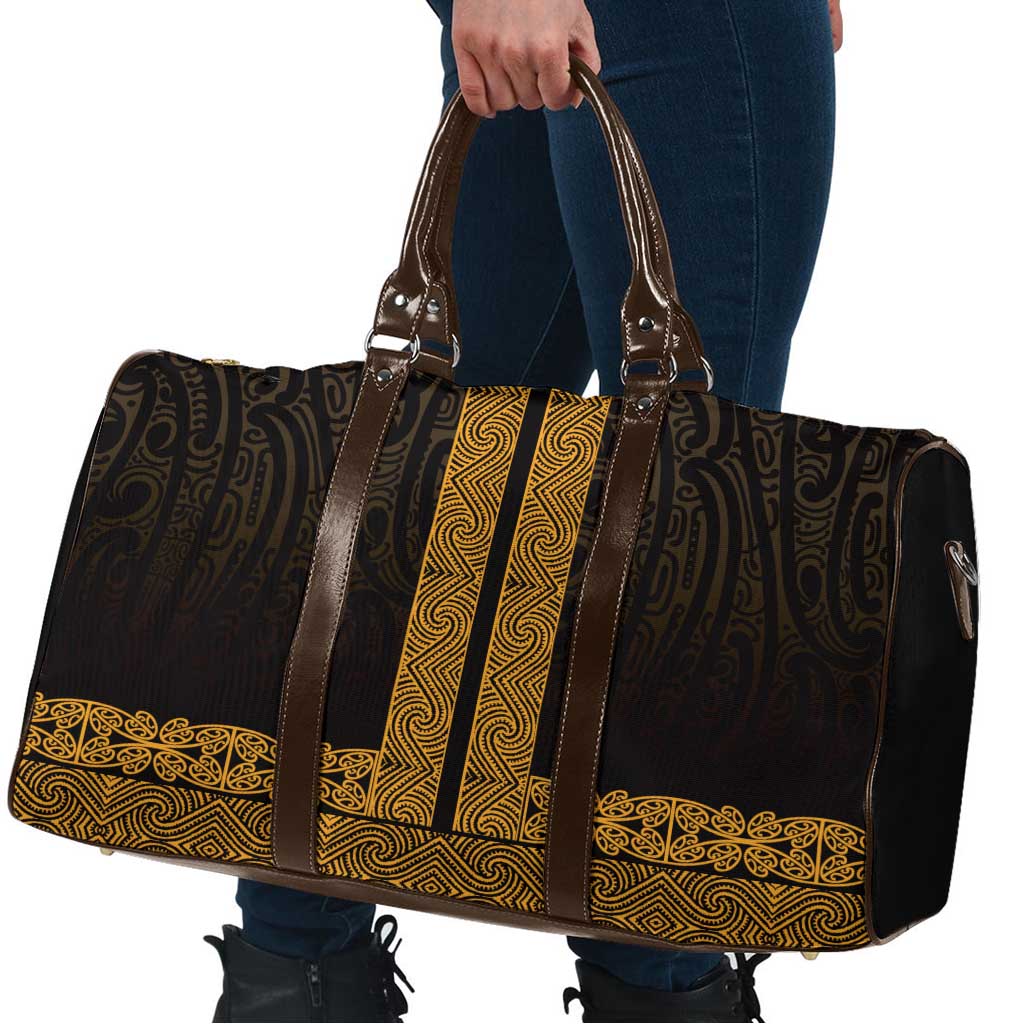 New Zealand Maori Kowhaiwhai Travel Bag Karaka Maui and Mangopare LT9 - Polynesian Pride