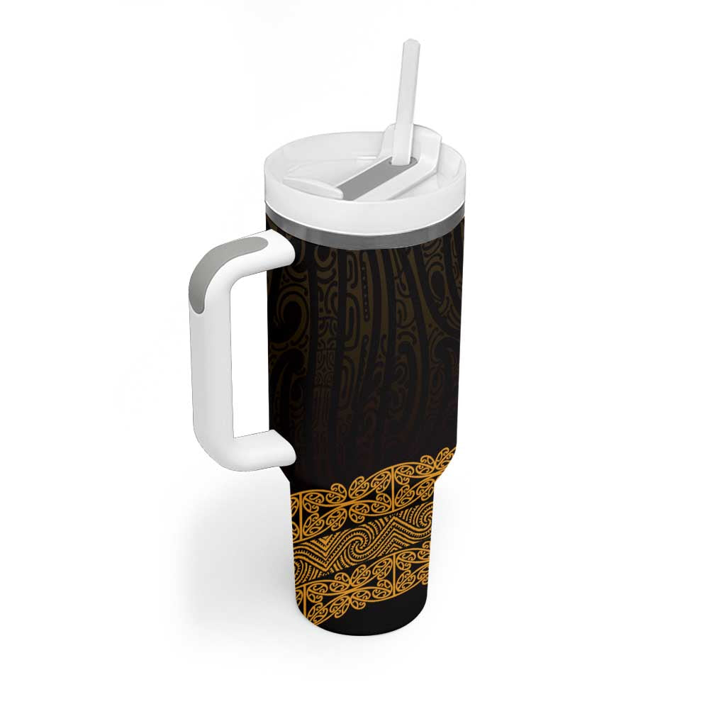 New Zealand Maori Kowhaiwhai Tumbler With Handle Karaka Maui and Mangopare LT9 - Polynesian Pride