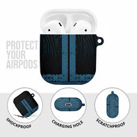 New Zealand Maori Kowhaiwhai AirPods Case Kikorangi Maui and Mangopare LT9 - Polynesian Pride